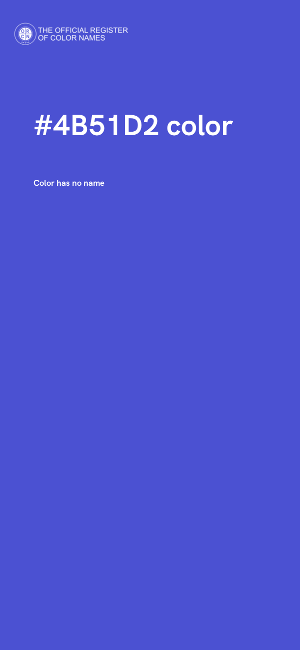 #4B51D2 color image