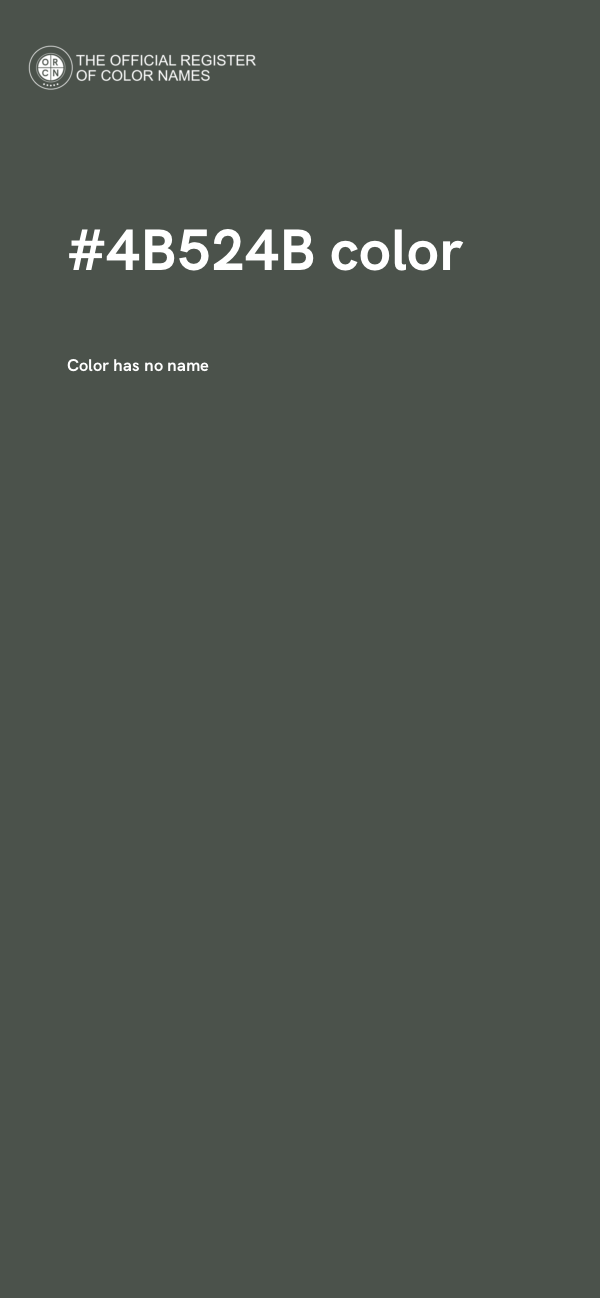 #4B524B color image