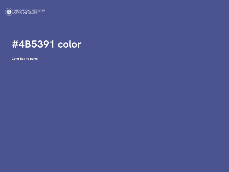 #4B5391 color image