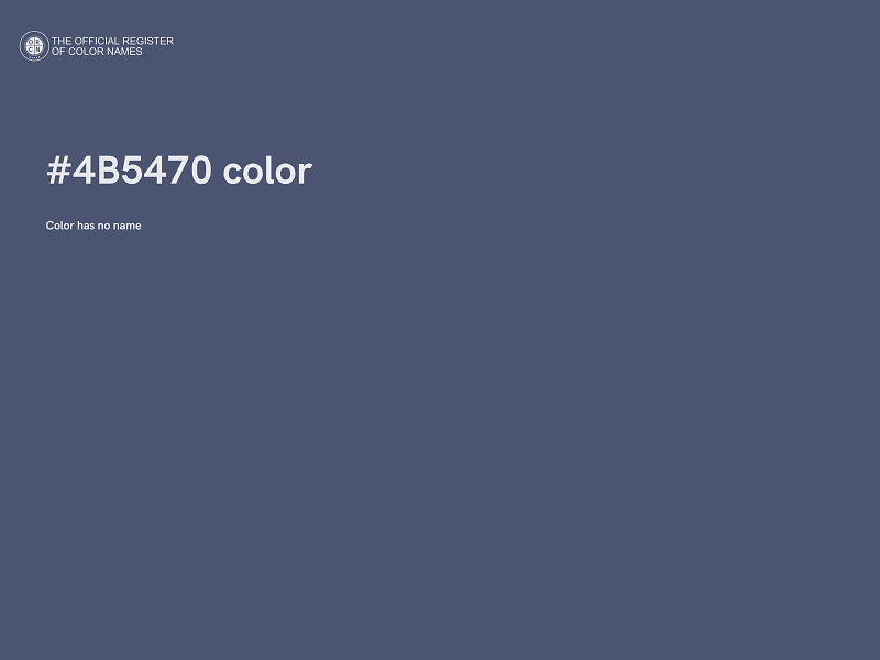 #4B5470 color image