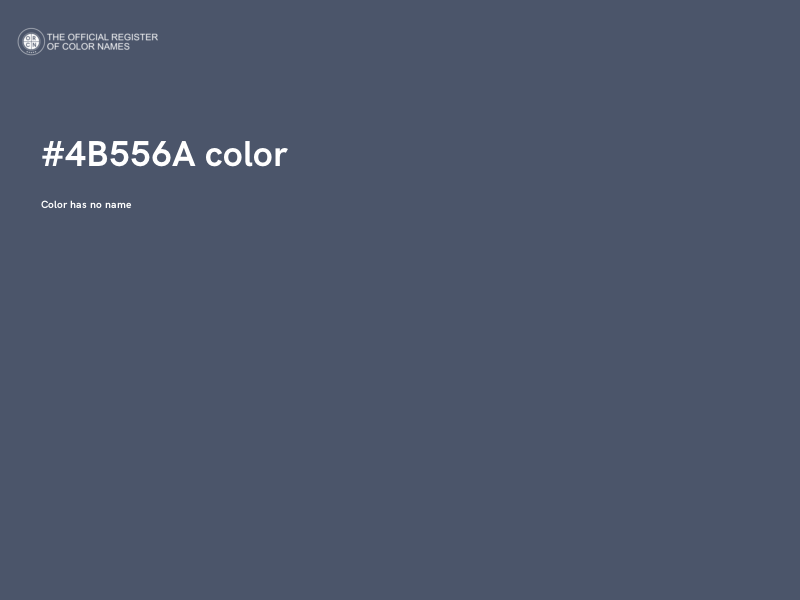 #4B556A color image