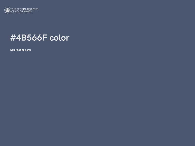 #4B566F color image