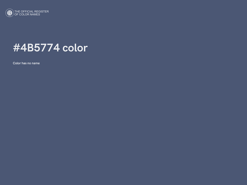 #4B5774 color image