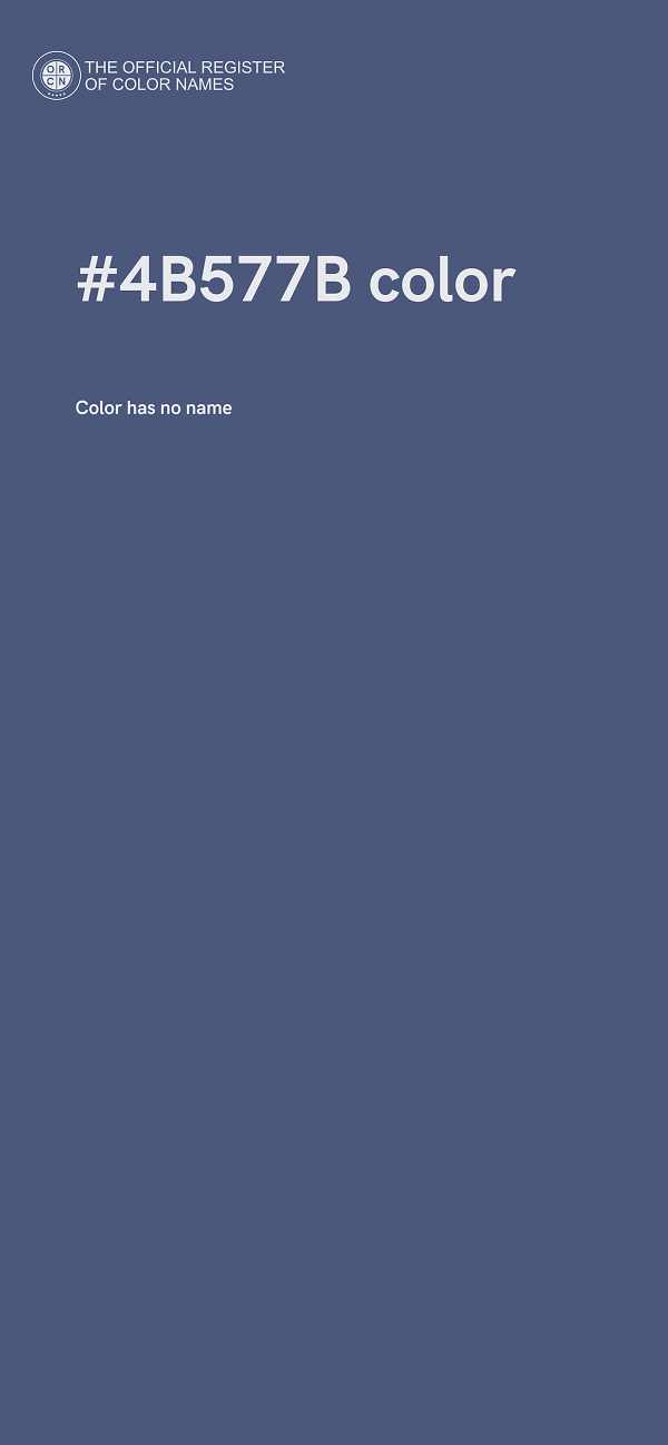 #4B577B color image