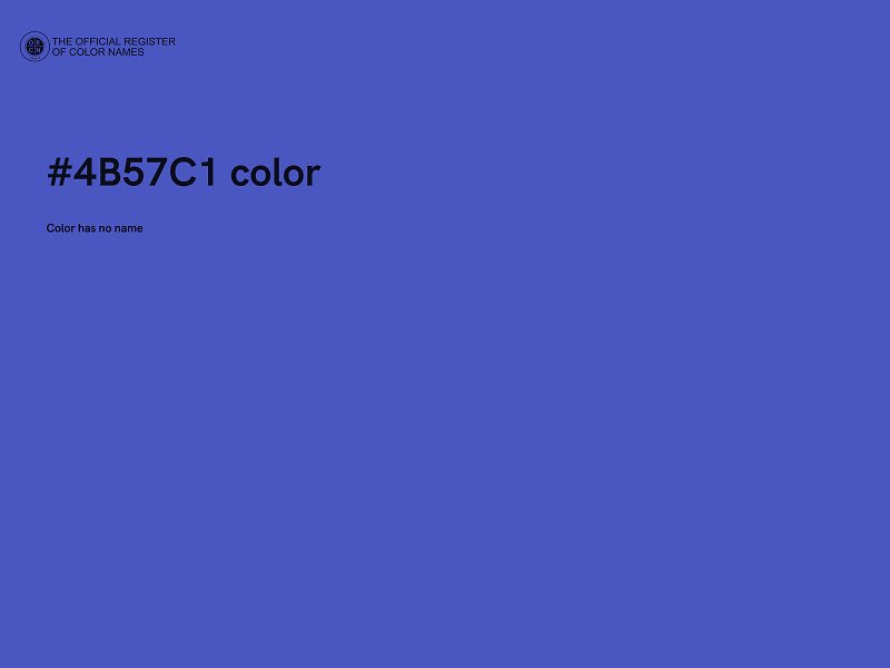 #4B57C1 color image