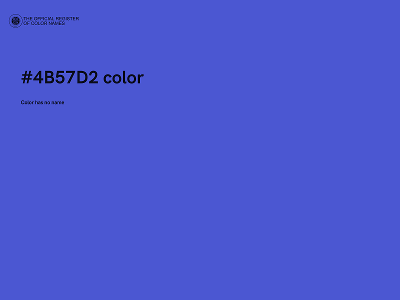 #4B57D2 color image