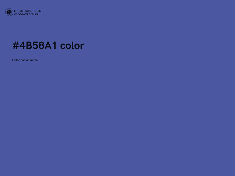 #4B58A1 color image