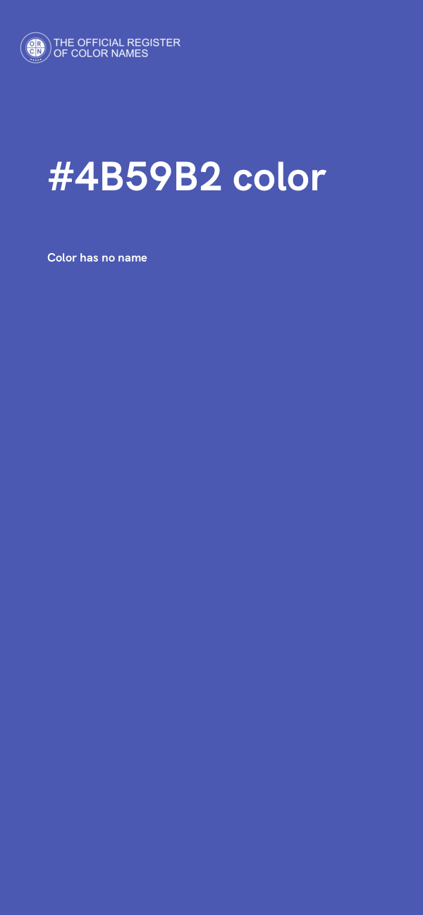 #4B59B2 color image