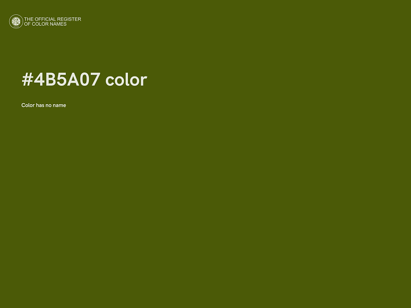 #4B5A07 color image