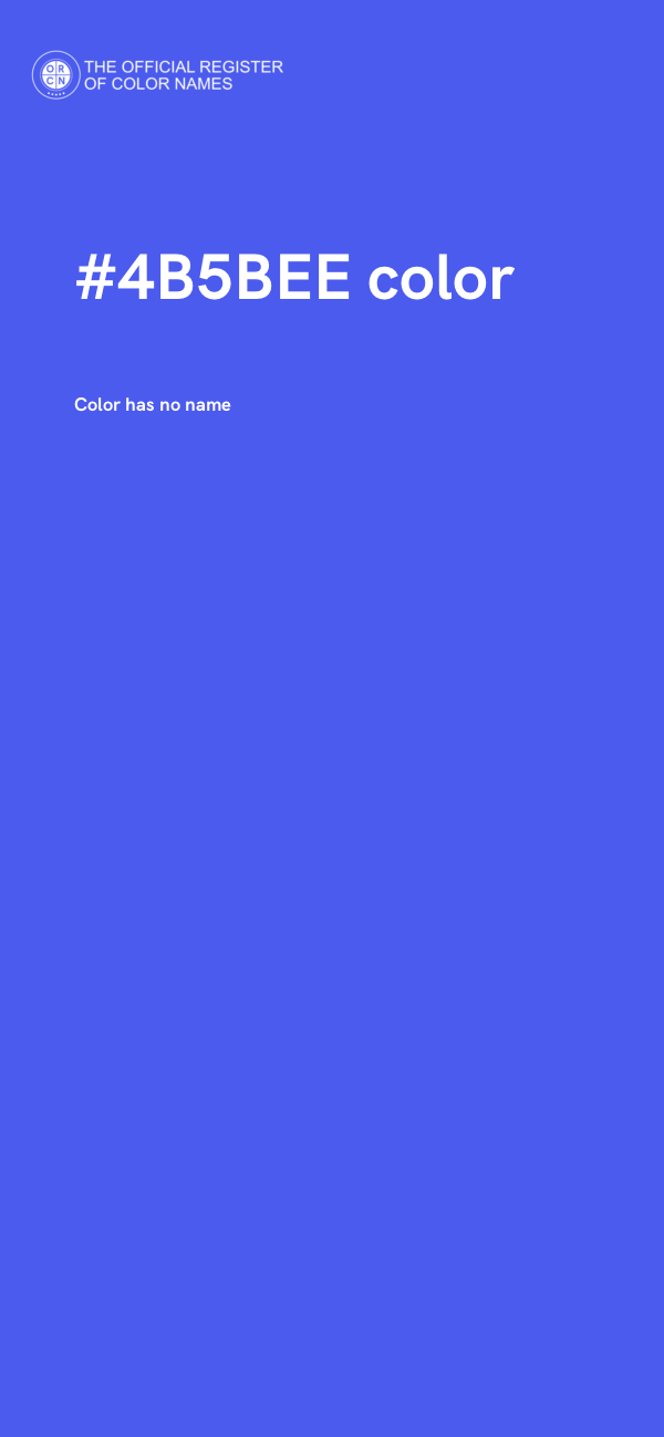 #4B5BEE color image