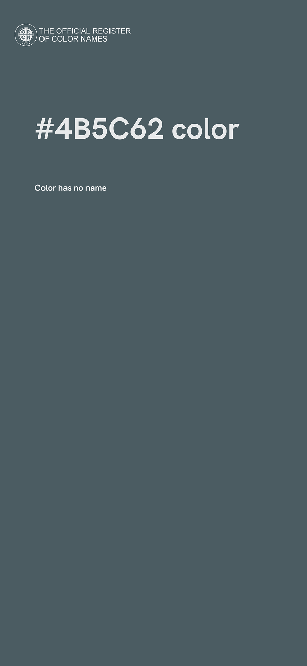 #4B5C62 color image