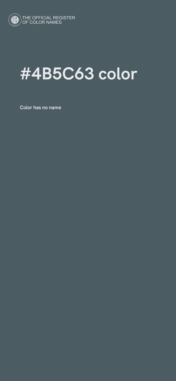 #4B5C63 color image
