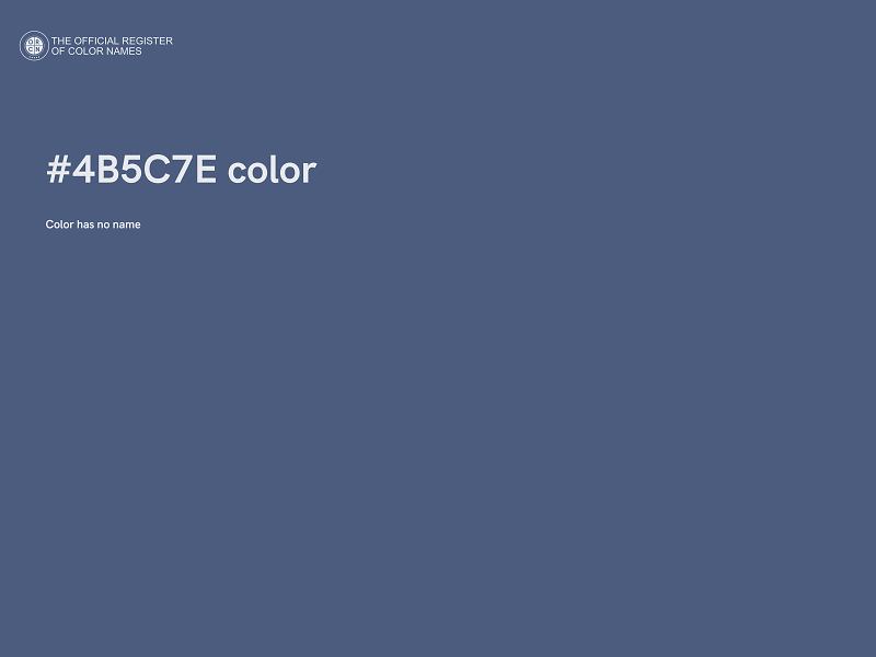 #4B5C7E color image