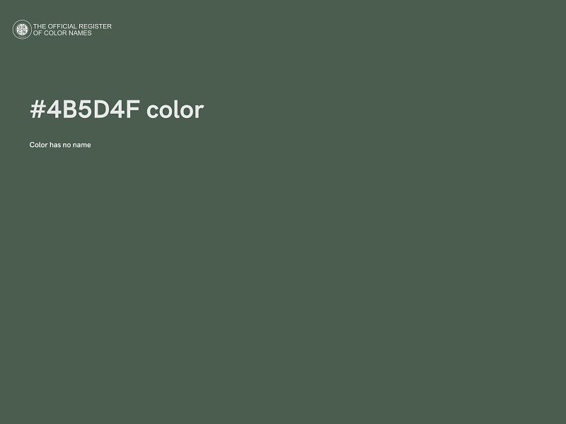 #4B5D4F color image