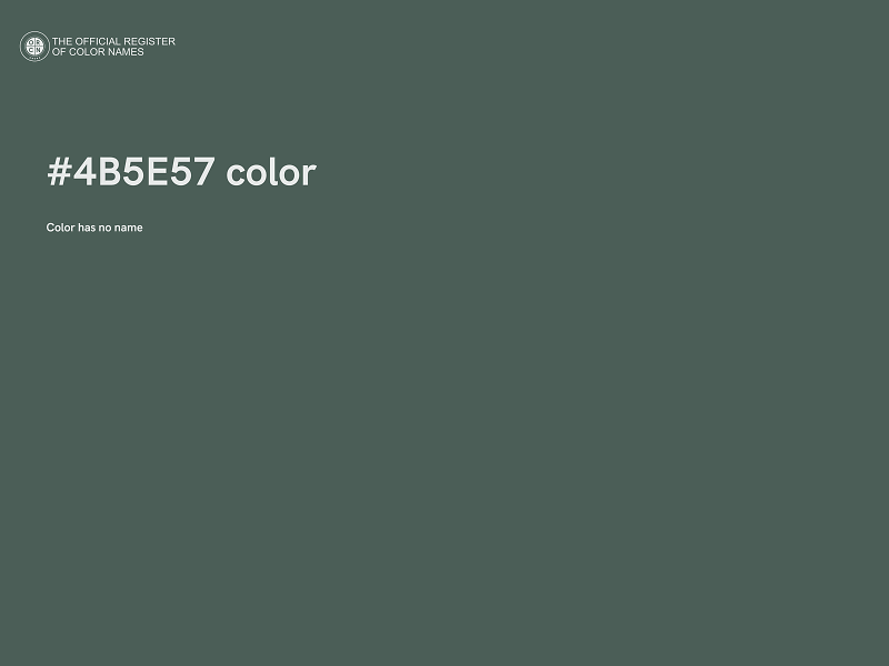 #4B5E57 color image