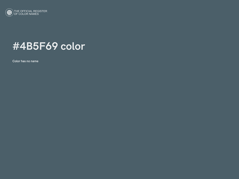 #4B5F69 color image