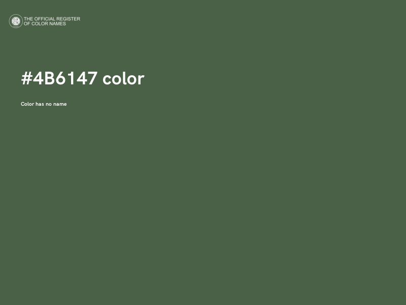 #4B6147 color image