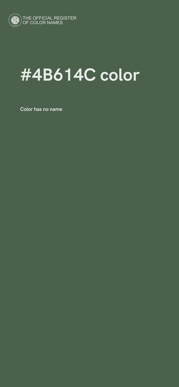 #4B614C color image