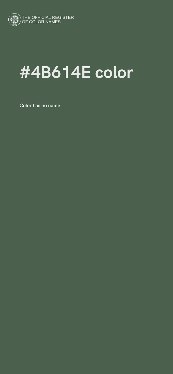 #4B614E color image