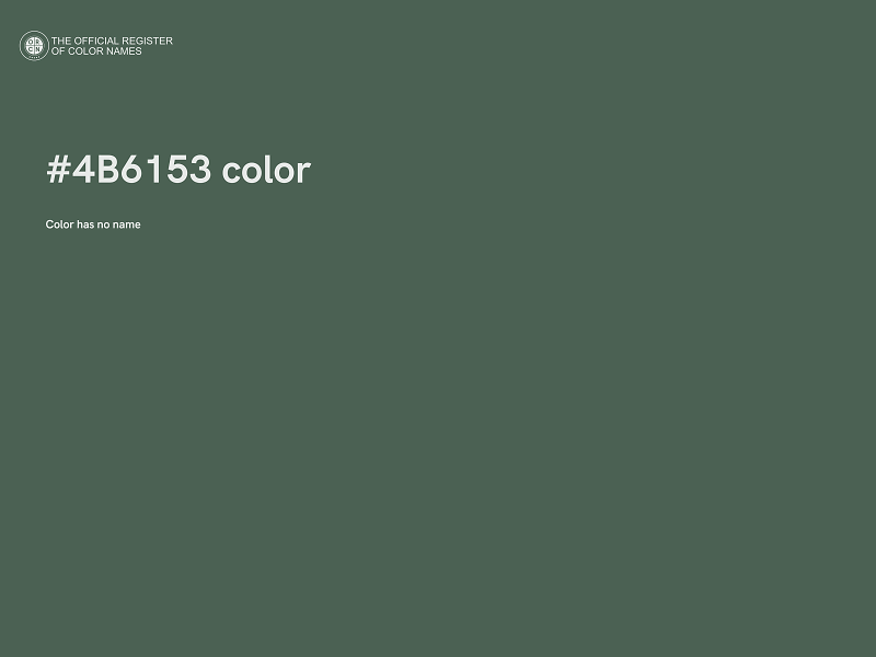 #4B6153 color image