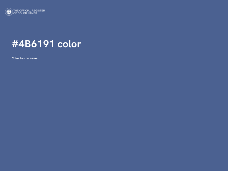 #4B6191 color image