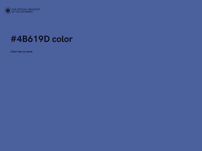 #4B619D color image