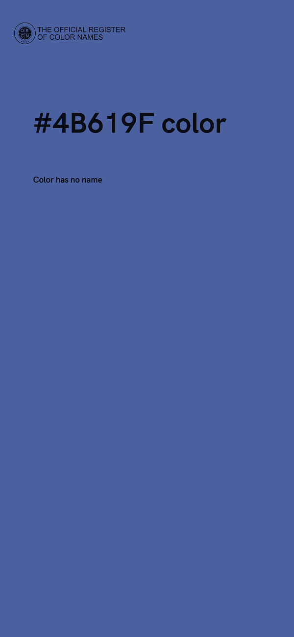 #4B619F color image