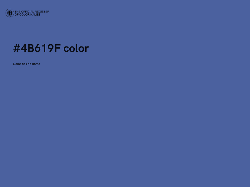#4B619F color image