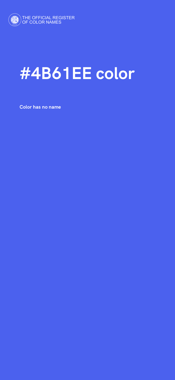 #4B61EE color image