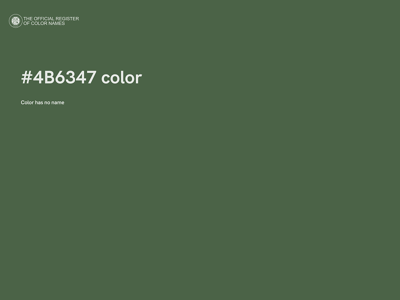 #4B6347 color image