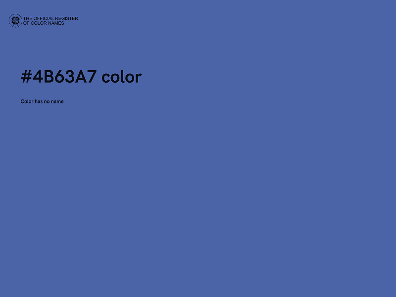#4B63A7 color image