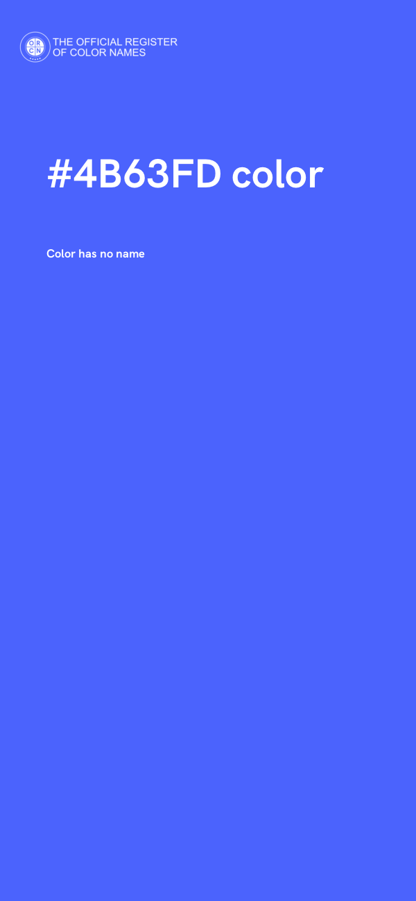 #4B63FD color image