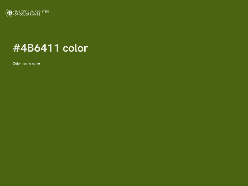 #4B6411 color image