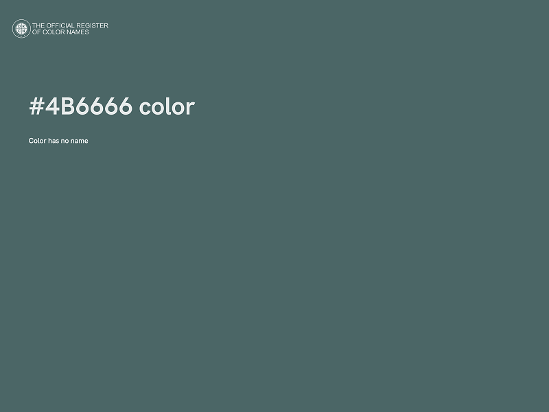 #4B6666 color image