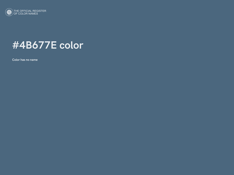 #4B677E color image