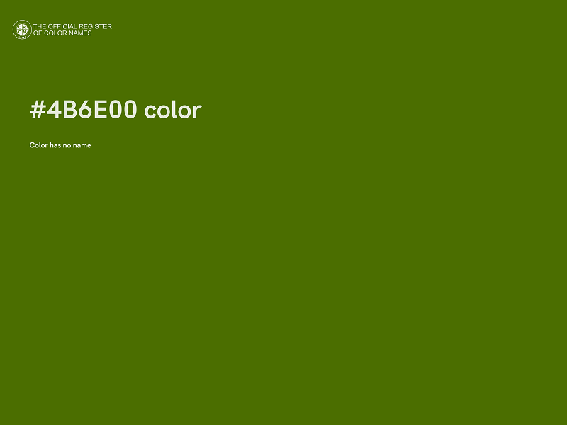 #4B6E00 color image