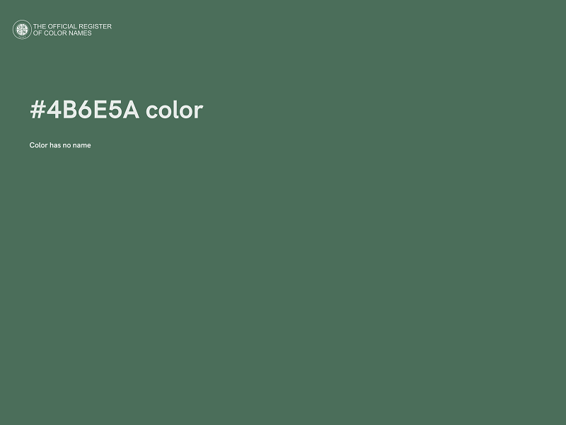 #4B6E5A color image