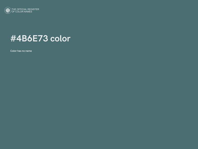 #4B6E73 color image