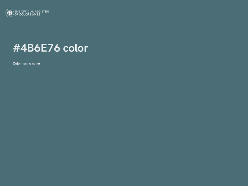 #4B6E76 color image