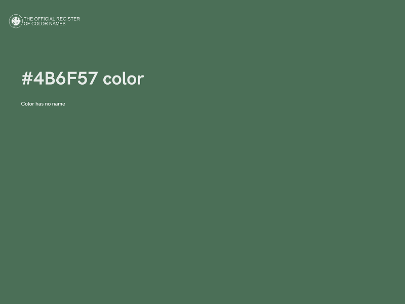 #4B6F57 color image