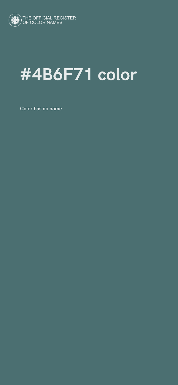 #4B6F71 color image
