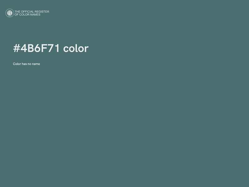 #4B6F71 color image