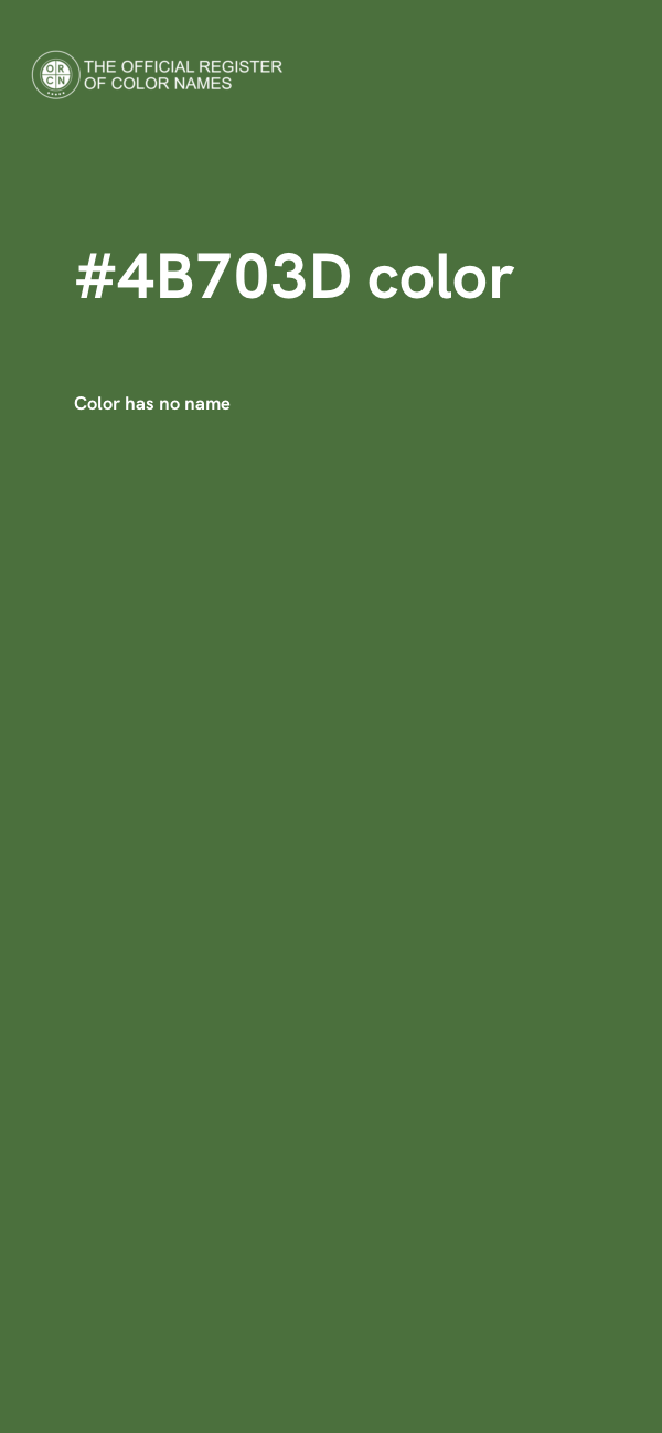 #4B703D color image