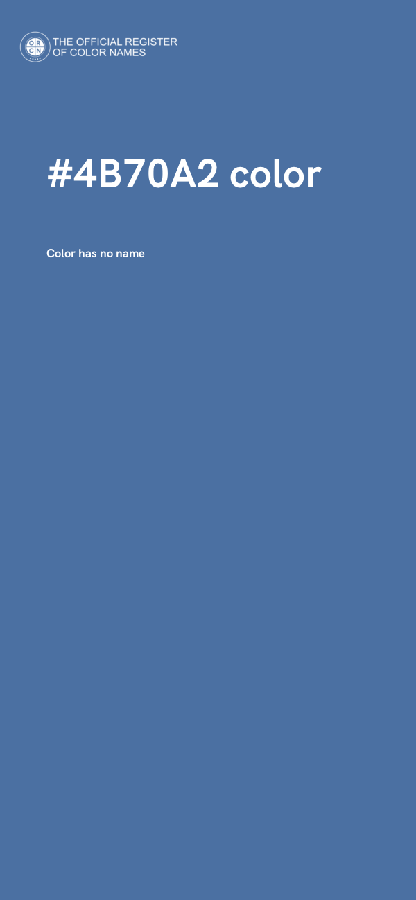 #4B70A2 color image