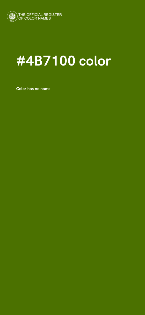 #4B7100 color image