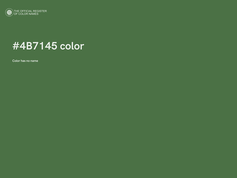 #4B7145 color image