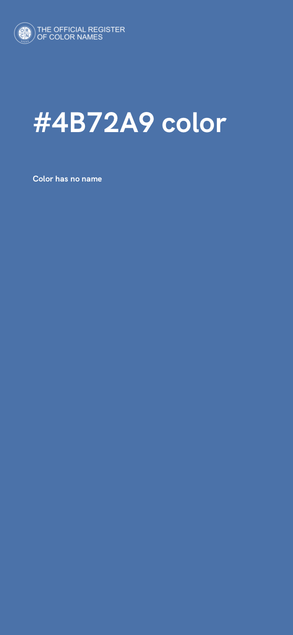 #4B72A9 color image