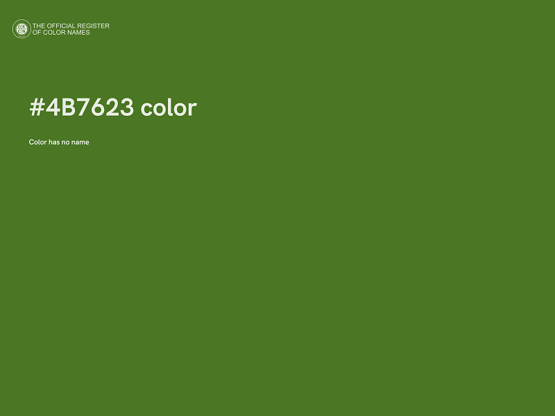 #4B7623 color image