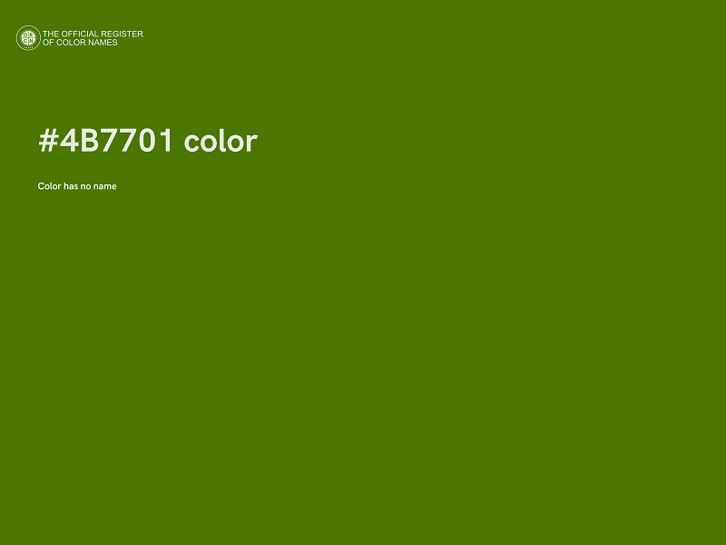 #4B7701 color image