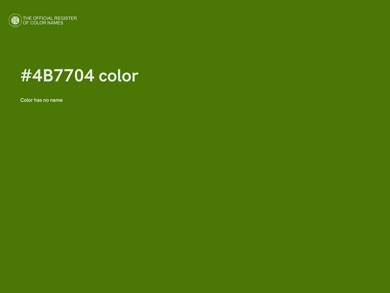 #4B7704 color image